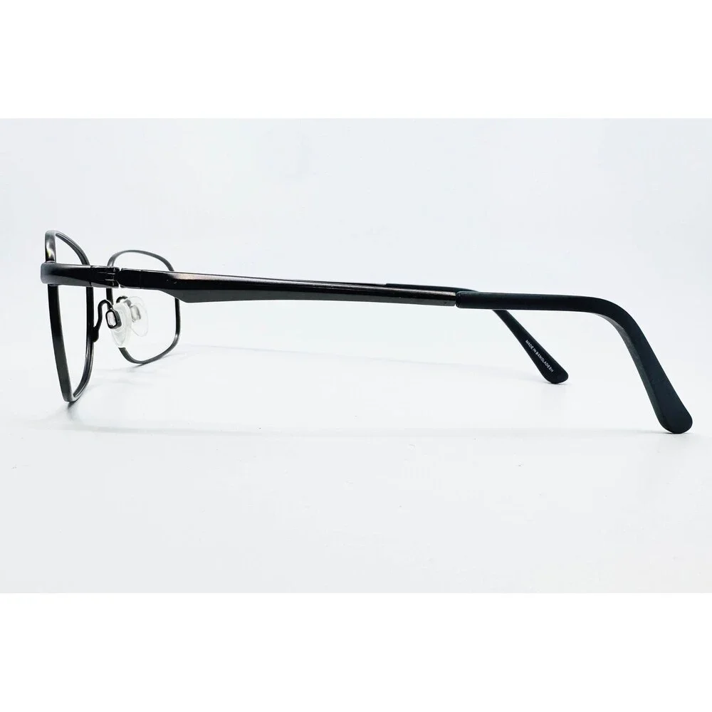 Turboflex Eyeglasses Mens Black TF3339 Full Rim Metal 52-19-140